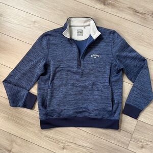 Callaway Men's Navy Quarter Zip | size small